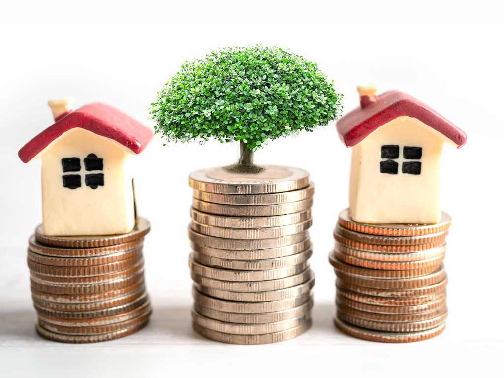 一軒家と積み上げたお金